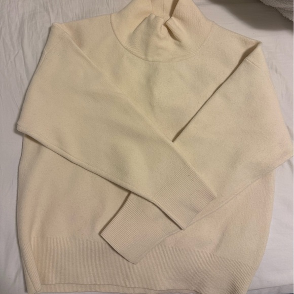 Aritzia Babaton Cream Turtleneck Sweater - Picture 2 of 4